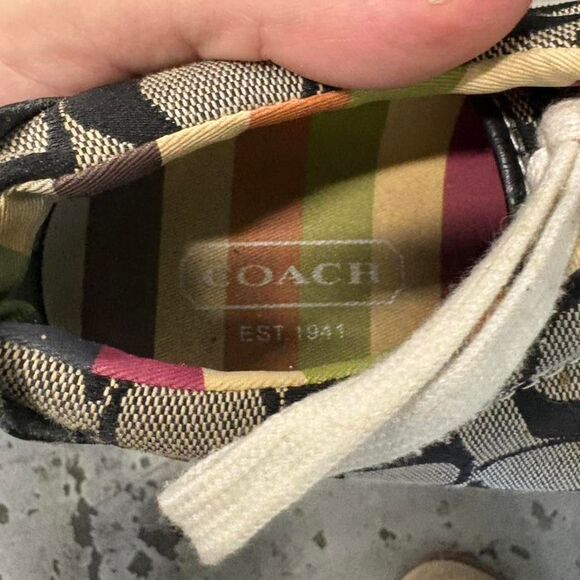 Vintage Rare Womens Coach Sneakers SZ 8.5 - Picture 5 of 5